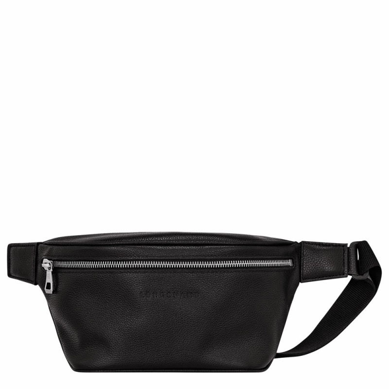 Black Longchamp Le Foulonne Women's Belt Bags